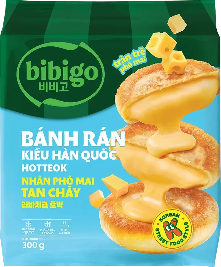 BÁNH RÁN KIỂU HÀN QUỐC HOTTEOK NHÂN PHÔ MAI TAN CHẢY - CJ Foods Việt Nam